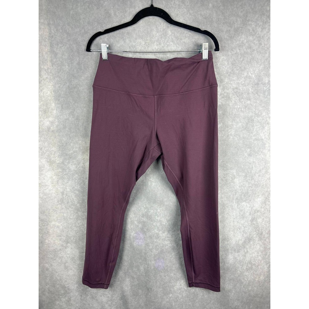 Lululemon Wunder Under High-Rise Tight 25 Plum Burgundy Womens Size 14 LW5DZRS